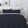 1Pcs Comforter 100% Egyptian Cotton 800 Thread Count - Super King Plus Size (120" x120") Inch,Soft and Breathable Comforter - Black Solid view 3
