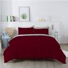 1Pcs Comforter 100% Egyptian Cotton 800 Thread Count - Super King Plus Size (120" x120") Inch,Soft and Breathable Comforter - Burgundy Solid view 2