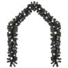 Christmas Garland with LED Lights,Christmas Ornaments,Christmas Tree Decorations,Holiday Wedding Party Decoration,Outdoor Indoor Holiday Decorations,with USB Connection, 787.4" Black view 1