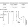 HONGKEFIT Pull Down Closet Rod, Retractable Heavy Duty Closet Rods for Hanging Clothes, Closet Rod Wardrobe Rail Lift Expanding Steel Tubing Rod, 30 Lbs Load Capacity (Size : 89-121cm/35-47.6in) view 2