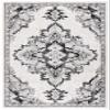 SAFAVIEH Area Rug 8x10 - Tulum Collection - Large - Ivory & Black, Medallion Design, Non-Shedding & Easy to Clean, Ideal for Living Room, Bedroom, Dining Space (TUL278A) view 3