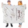 Custom Mr and Mrs Est.2022 Blanket Gift, Personalized Wedding Gifts for Couples Newlyweds Bride to Be Newly Engaged Bridal Shower Anniversary view 3
