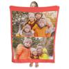 Custom Blanket with Photos & Text, Personalized Flannel Throw Blankets Upload Any Photos Custom Gifts for Dad, Mom, Family, Friends, Couples, Dogs, 60"x80" - 2 Photos Collage view 1