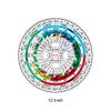 TREE MAISON CORONATING HOMES Acrylic Vastu Shakti Chakra | Size- 12 Inch | Featuring 45 Devtas |16 Attributes | Health Chart | Rajas, Sattav, Tamas for Vastu Remedy | Vastu Shakti Chakra | Pack of 1 view 2