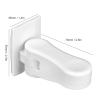 Child Safety Lock Baby Protector,4pcs Kids Door Handle, for Cabinet Wardrobe Drawer Window Toilet Fridge Baby Proofing,No Trapped Fingers Easy to Install, 4pcs Kids Door Handle,Child Safety Lock view 2