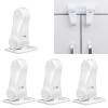 Child Safety Lock Baby Protector,4pcs Kids Door Handle, for Cabinet Wardrobe Drawer Window Toilet Fridge Baby Proofing,No Trapped Fingers Easy to Install, 4pcs Kids Door Handle,Child Safety Lock view 3