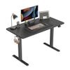 CubiCubi Electric Standing Desk, 40 x 24 Inches Height Adjustable Sit Stand Desk, Ergonomic Home Office Computer Workstation, Black view 1
