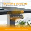 CubiCubi Electric Standing Desk, 40 x 24 Inches Height Adjustable Sit Stand Desk, Ergonomic Home Office Computer Workstation, Black view 4