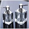 Ryakos Soap Dispenser Shower Dispenser, Bathroom Detergent Bottle, Manual Soap Dispenser, Soap Bottle Crystal Glass Soap Pump 1pc Hand Soap Dispenser Dish Soap Dispenser (Size : 100ml) view 1