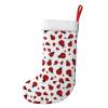 SUROLA Ladybug Christmas Stocking,Xmas Decorations 18" Large Hanging Stockings Print Polyester view 2