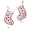 SUROLA Ladybug Christmas Stocking,Xmas Decorations 18" Large Hanging Stockings Print Polyester view 3