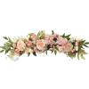 Flower Arch Decor,Artificial Rose Flower Swag for Decoration | Rose Flower Runner Garland for Wedding Arch Table Centerpieces Door Wall Decor Veegap view 1