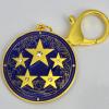 2023 Annual Amulet With 5 Stars Keychain Feng Shui Keychain W5319 view 2
