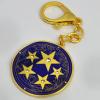 2023 Annual Amulet With 5 Stars Keychain Feng Shui Keychain W5319 view 3