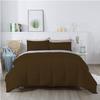 1Pcs Comforter 100% Egyptian Cotton 800 Thread Count - Super King Plus Size (120" x120") Inch,Soft and Breathable Comforter - Chocolate Solid view 2