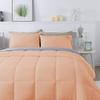 1Pcs Comforter 100% Egyptian Cotton 800 Thread Count - Super King Plus Size (120" x120") Inch,Soft and Breathable Comforter - Blush Solid view 3