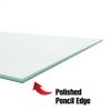 Econoco Tempered Glass Shelves 12' x 36' Retail Display Shelves, Pack of 5, Clear view 3