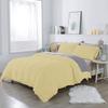 1Pcs Comforter 100% Egyptian Cotton 800 Thread Count - Super King Plus Size (120" x120") Inch,Soft and Breathable Comforter - Ivory Stripe view 1
