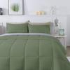 1Pcs Comforter 100% Egyptian Cotton 800 Thread Count - Super King Plus Size (120" x120") Inch,Soft and Breathable Comforter - Sage Solid view 3