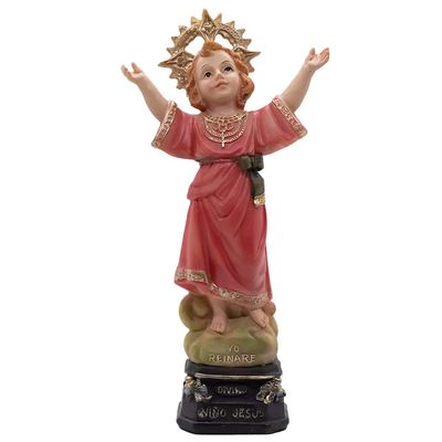 8" Divine Child Jesus Statue | Christian Home Decoration | Great Catholic Gift for Baptism, First Holy Communion, Confirmation, Weddings, and Housewarming Multicolor