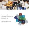 Heart Healing Crystals 16Pcs Inspirational Stones Worry Stones Party Rocks Decorative Stone with Words view 2