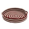 Candy Cane Round Tray - Red 18"x18"x3" view 1