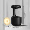 Anti-Gravity Water Droplet Humidifier, 27 Oz Cool Mist Humidifier, Fog Visible Air Humidifier, 8H Timing, Quiet Energy-Saving Shutdown Protection, LED Display Screen, TYPE-C (Black) view 2