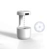 Anti-Gravity Water Droplet Humidifier, 27 Oz Cool Mist Humidifier, Fog Visible Air Humidifier, 8H Timing, Quiet Energy-Saving Shutdown Protection, LED Display Screen, TYPE-C (White) view 1