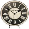 Classic Ivory and Gray Wall Clock | Ultra Quiet Quartz Mechanism | Hand Made in USA Beautiful Crisp Lasting Color | Comes in 8 Sizes (Wood, Gray Wall Clock - 24 inches) view 1