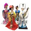 Jayiaine Chinese Doll Desktop Decor Oriental Asian Geisha Girl Ancient Four Beauties Doll Statue 12'' for Home Office Christmas Collectible,Four Beauties view 1
