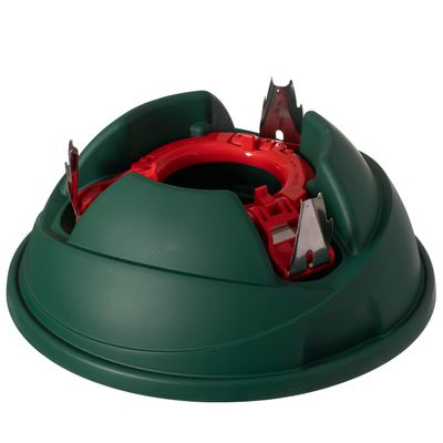 Indoor Automatic Green Christmas Tree Stand with Water Reservoir, Adjustable Metal Claws