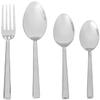 Anjali Enterprises Cutlery Set 24Piece (6 Tea Spoons, 6 Snack Spoons, 6 Spoons, and 6 Forks, Silver view 1