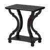 Baxton Studio Cianna End Table, 1-Shelf, Black view 1
