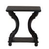 Baxton Studio Cianna End Table, 1-Shelf, Black view 4
