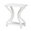 Baxton Studio Cianna End Table, 1-Shelf, White view 1