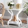 Baxton Studio Cianna End Table, 1-Shelf, White view 2