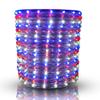 Peng Lights LED Patriotic Rope Lights connectable Flexible Waterproof America's Favorite Color Red White Blue (200 feet) view 1