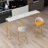 BNNP Bar Height Bar Table Nordic Fashion Bar Table Home Balcony Wall Long Table Living Room High Table and Chair Bar Table, Without Chairs Dining Table Coffee Table (Size : 100 * 40 * 105cm) view 3