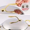 YIEOTM 2 Packs Chafing Dish Round Chafer Set, Stainless Steel Buffet Warmer with Food Pan, Frame, Fuel Holder and Lid for Catering Party Wedding view 3