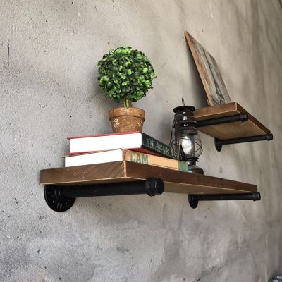 Floating Shelves, Wall Shelf Outdoor,60/80/100/120 cm Long Optional , Decorative Shelving Unit For Wall, Plant Stand, Storage Rack For Kitchen , Bathroom, Living Room, Garage ( Size : 100x25cm )