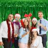 2 Pack Green Tinsel Curtain Party Backdrop, 3.2Ft x 8.2Ft Metallic Tinsel Foil Fringe Curtains Photo Booth Props Background for Christmas St Patricks Day Safari Tropical Bachelorette Decorations view 4