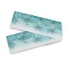 ALAZA Silver Winter Teal Turquoise Snowflakes Christmas Table Runner for Kitchen Dining 13 x 90 Inches Long Table Runners Cloth Placemat Scarf for Office Wedding Party Holiday Home Decor view 1
