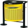 Trash can Commercial, Outdoor Decor Outdoor Trash Can Street Park Garbage Storage Bin with Ashtray Simple Design Outdoor Trash Can view 1