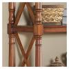 KIRANDY European-Style Solid Wood Shelf, Floor-to-Ceiling Country Bookshelf, Multi-Layer Shelf for Kitchen, Living Room, Study (Color : 5Tier Cherry Color 70x36x177cm) view 3