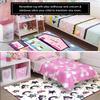 Activity Rugs for Kids - Dollhouse and Unicorn Playmat - Reversible Play House and Unicorn Rugs for Girls Bedroom/Carpet for Kids Room 40"x60" view 2