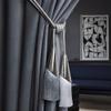 Curtain Holders Luxurious and Simple Metal Curtain Buckle Strap Rope Hanging Ball Hanging Tassel,T1,2 PCS view 3