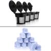 4 Reusable K Cups and 12 Water Filters for Keurig view 1