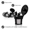 4 Reusable K Cups and 12 Water Filters for Keurig view 3