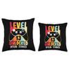 13th Birthday Gift Shirt Level 13 Unlocked Official Teenager Throw Pillow view 3