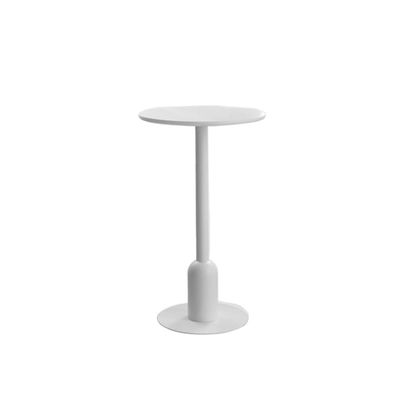 Bar Height Bar Table High Table Wrought Iron Bar Modern Small Round Table Home Open-air Balcony Living Room Bar Table Indoor Coffee Work Table Dining Table Coffee Table (Color : B, Size : 50cm)